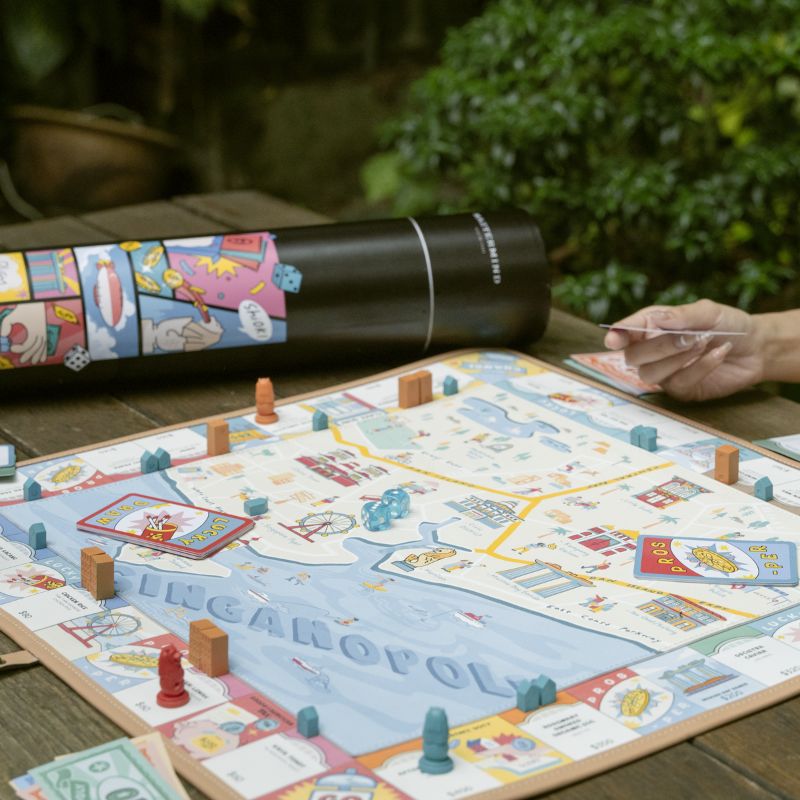 Cờ tỷ phú gỗ Singapore - Singanopoly