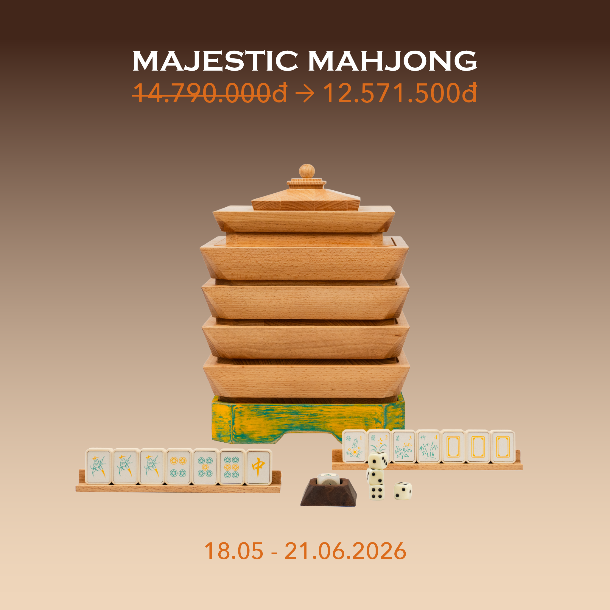 Majestic Mahjong Set