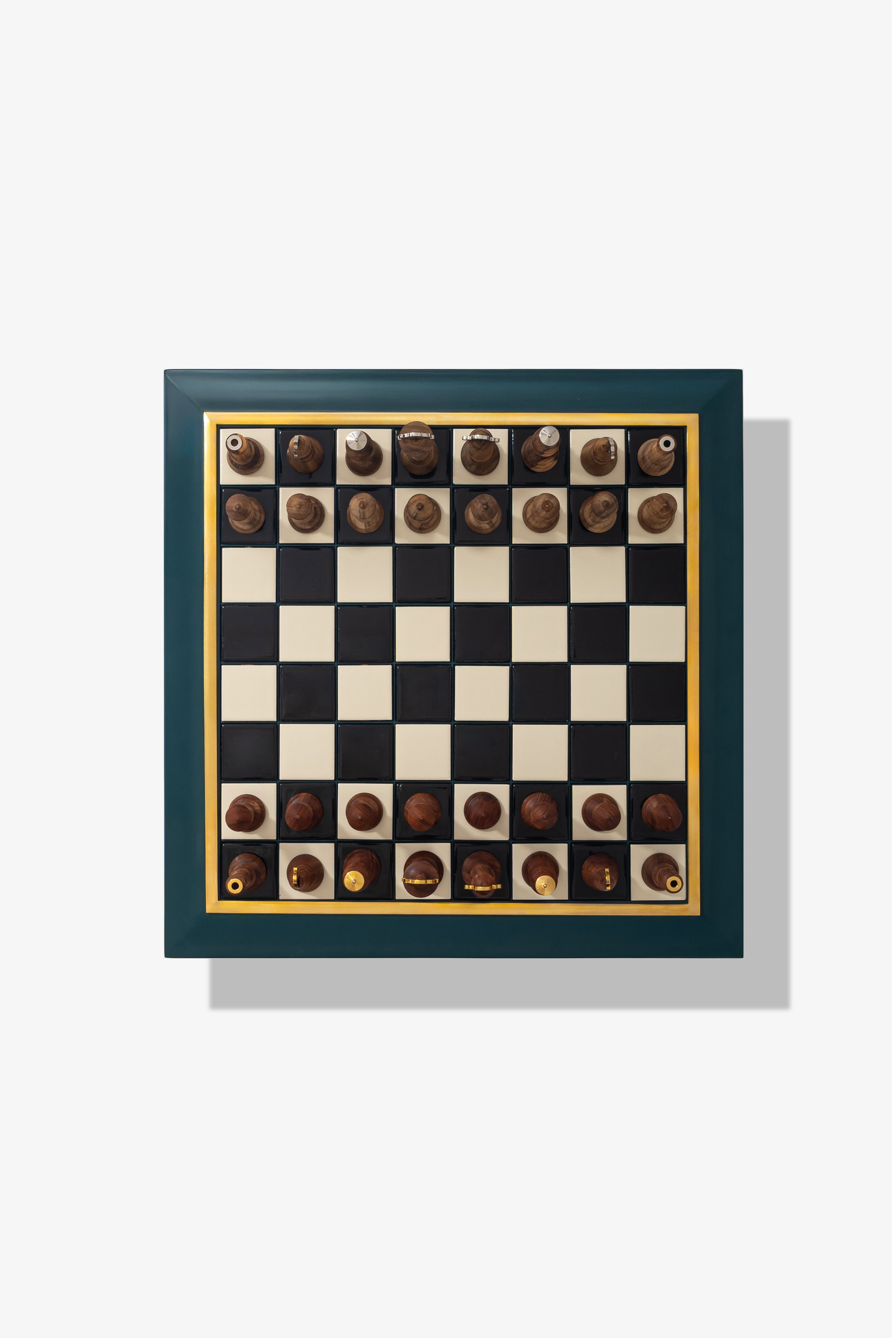 Indochine La Cour Royale Chess & Checker Set