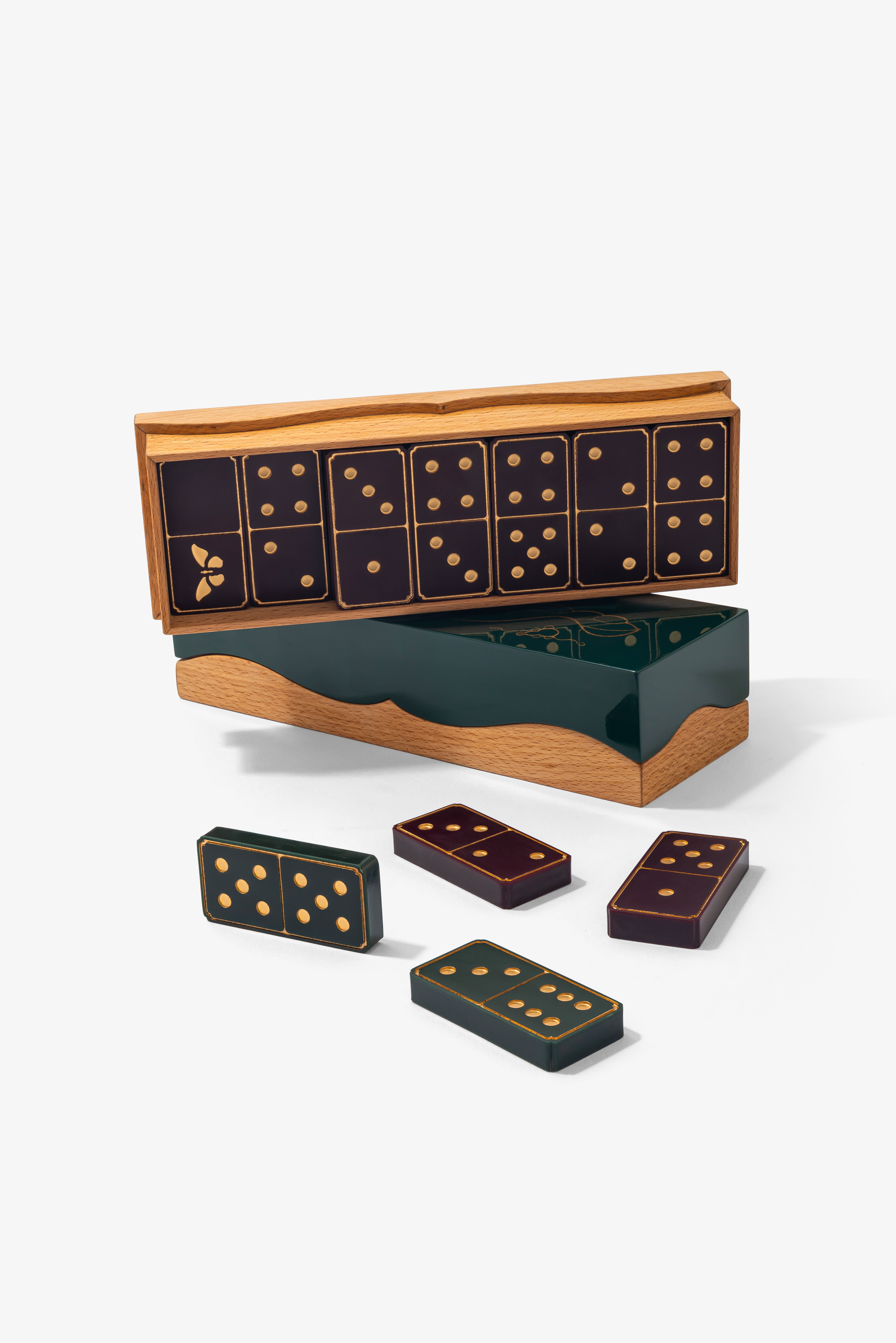 Indochine Fleur de Lotus Dominoes Set