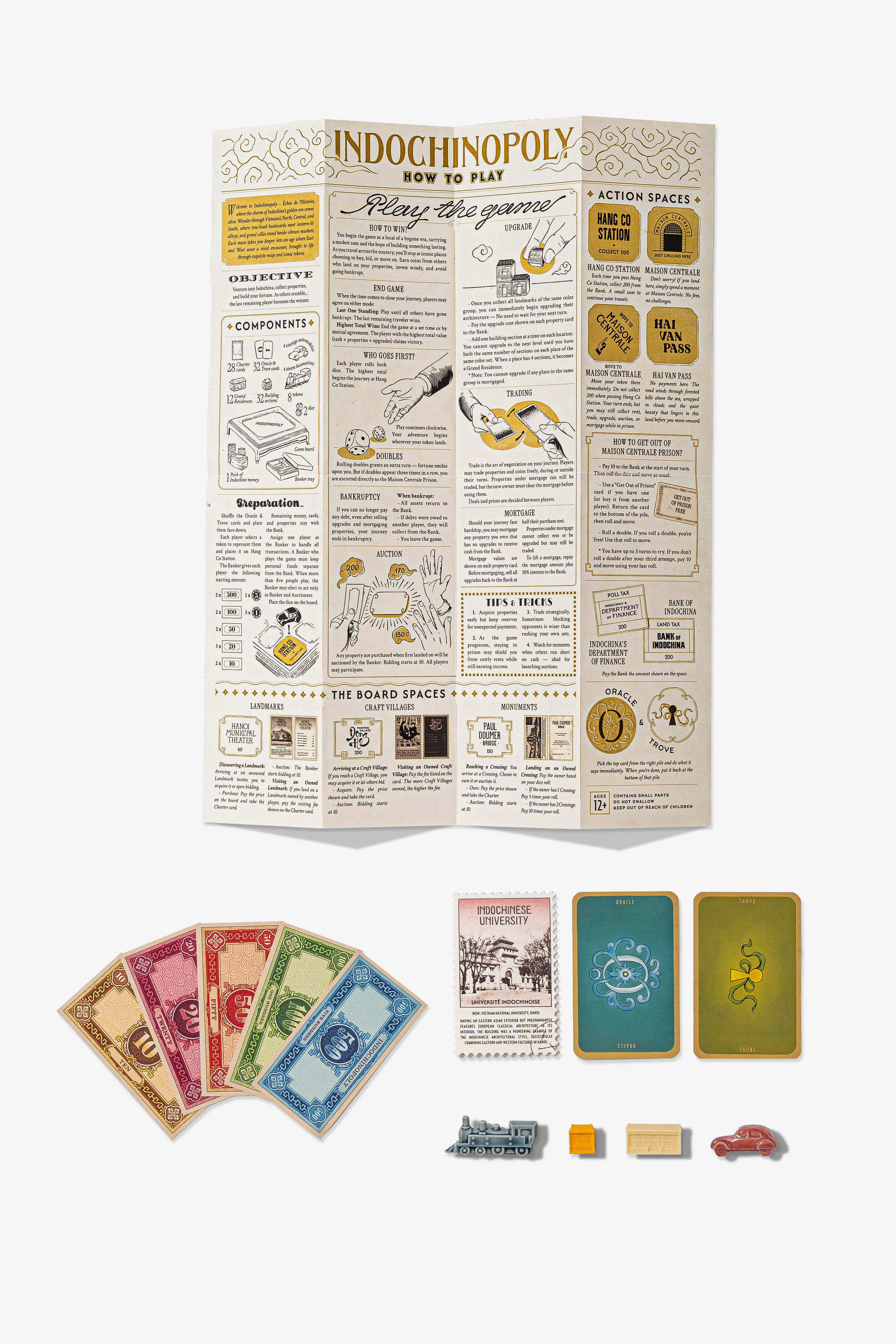 Indochine Échos de l'Histoire Indochinopoly Set