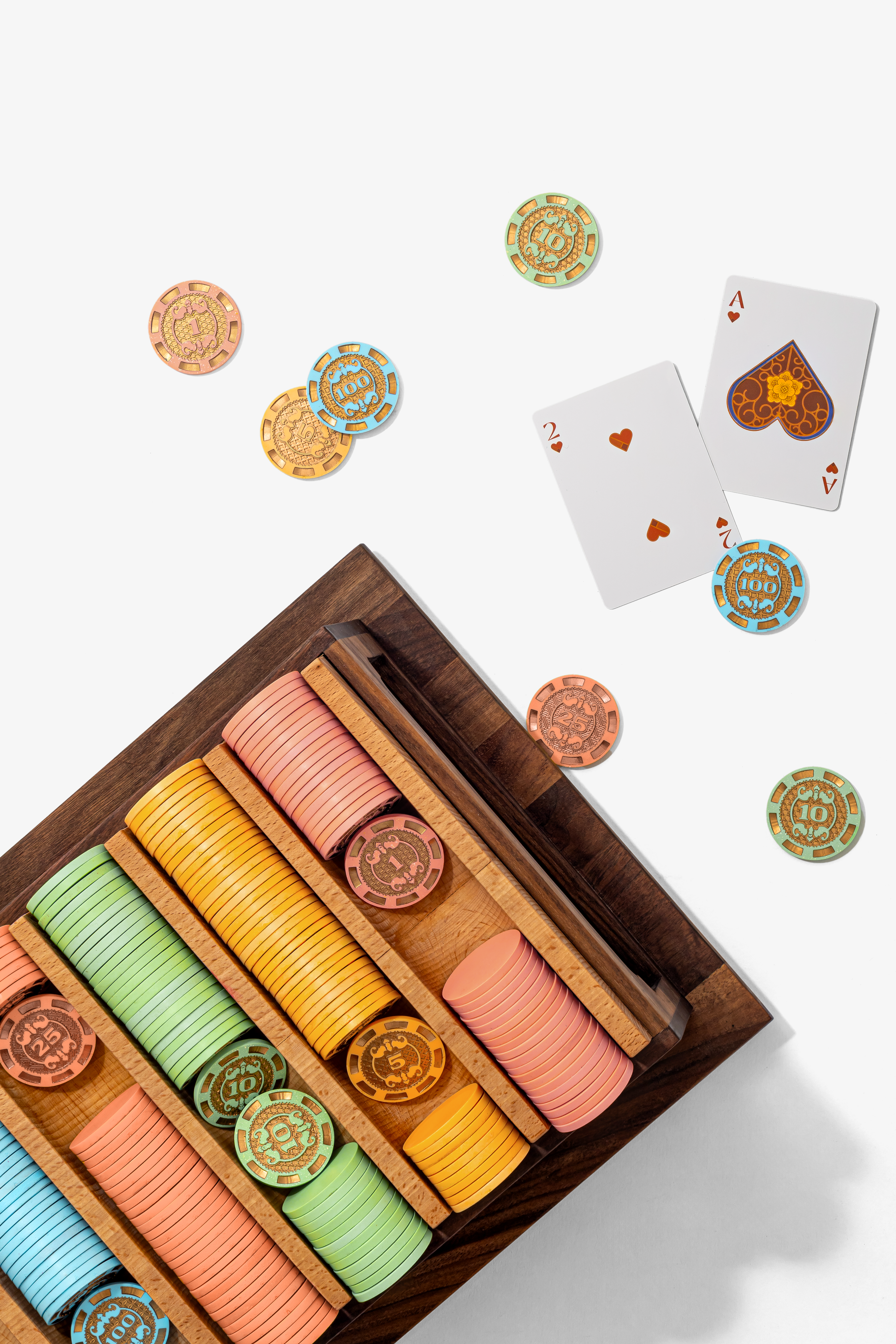 Indochine La Maison de l'Indochine Poker Set