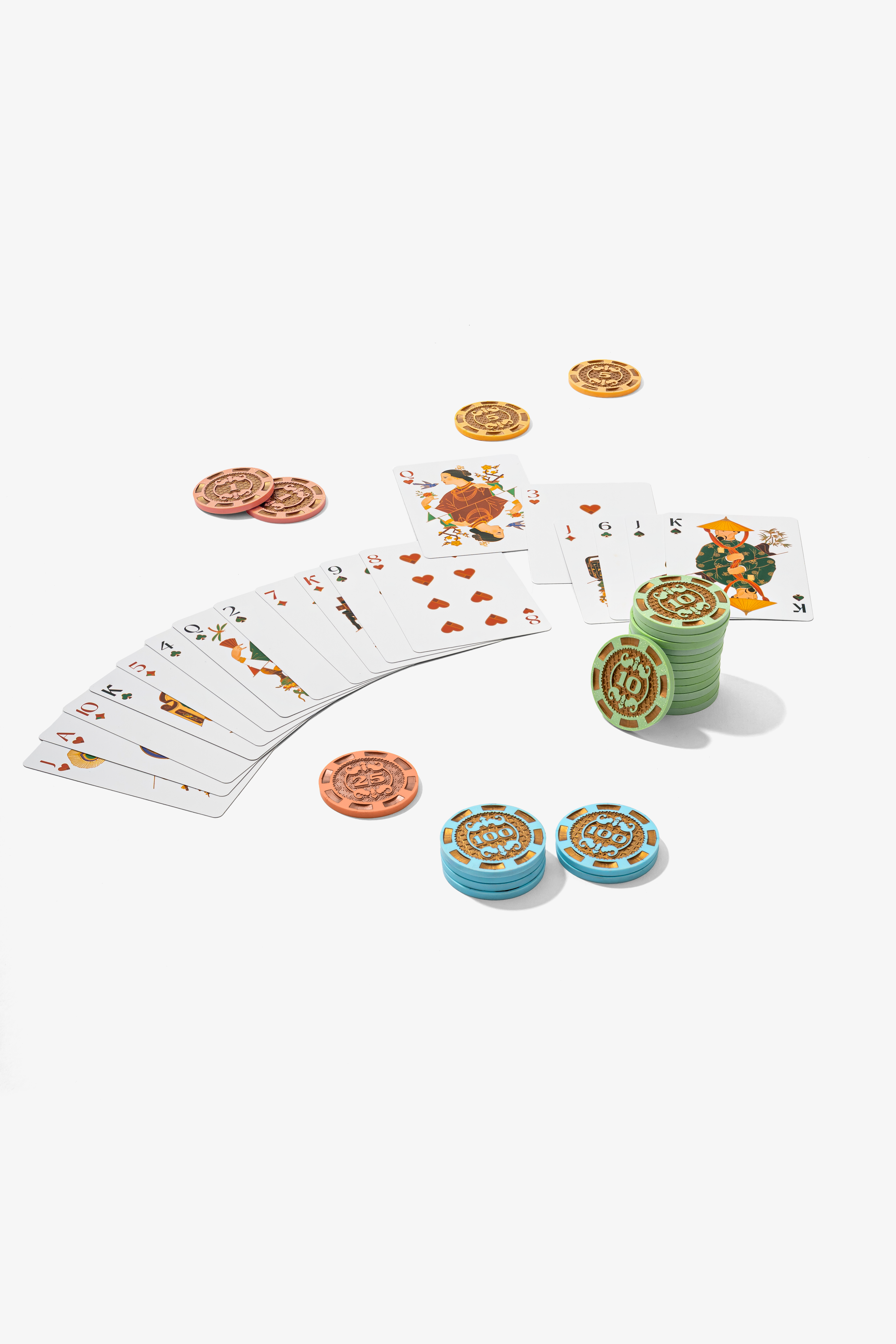 Indochine La Maison de l'Indochine Poker Set