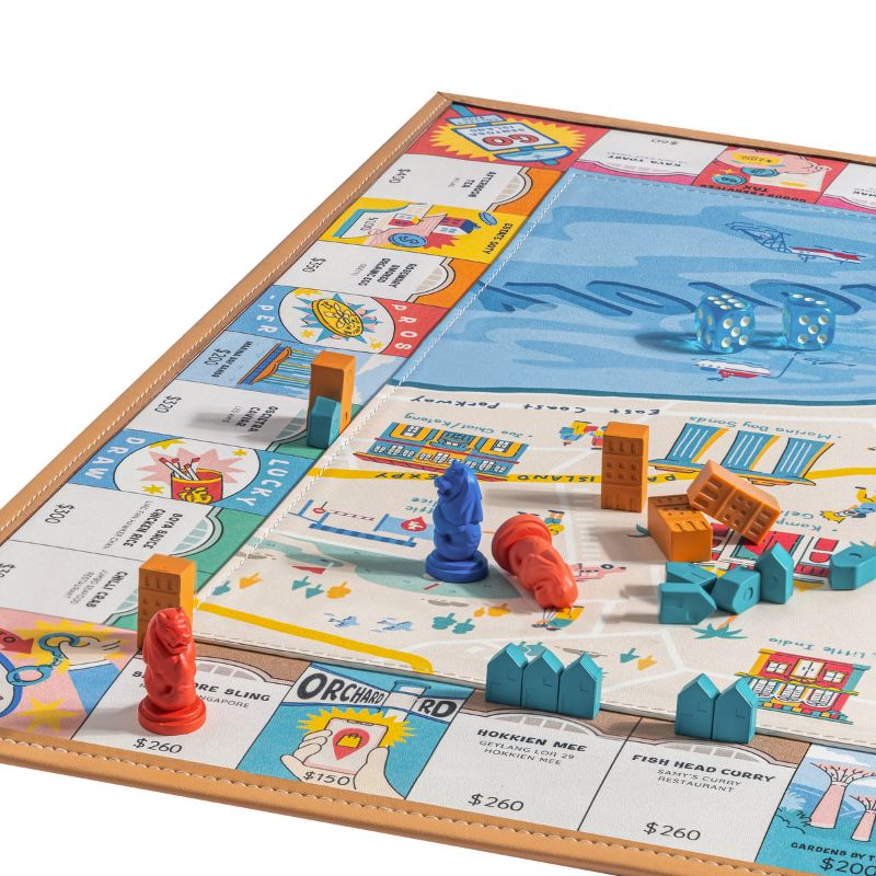 Cờ tỷ phú gỗ Singapore - Singanopoly