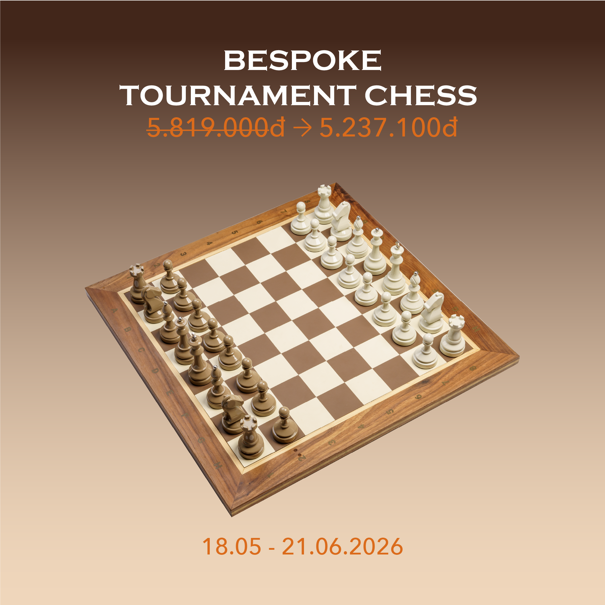 Bespoke Tournament Chess Set
