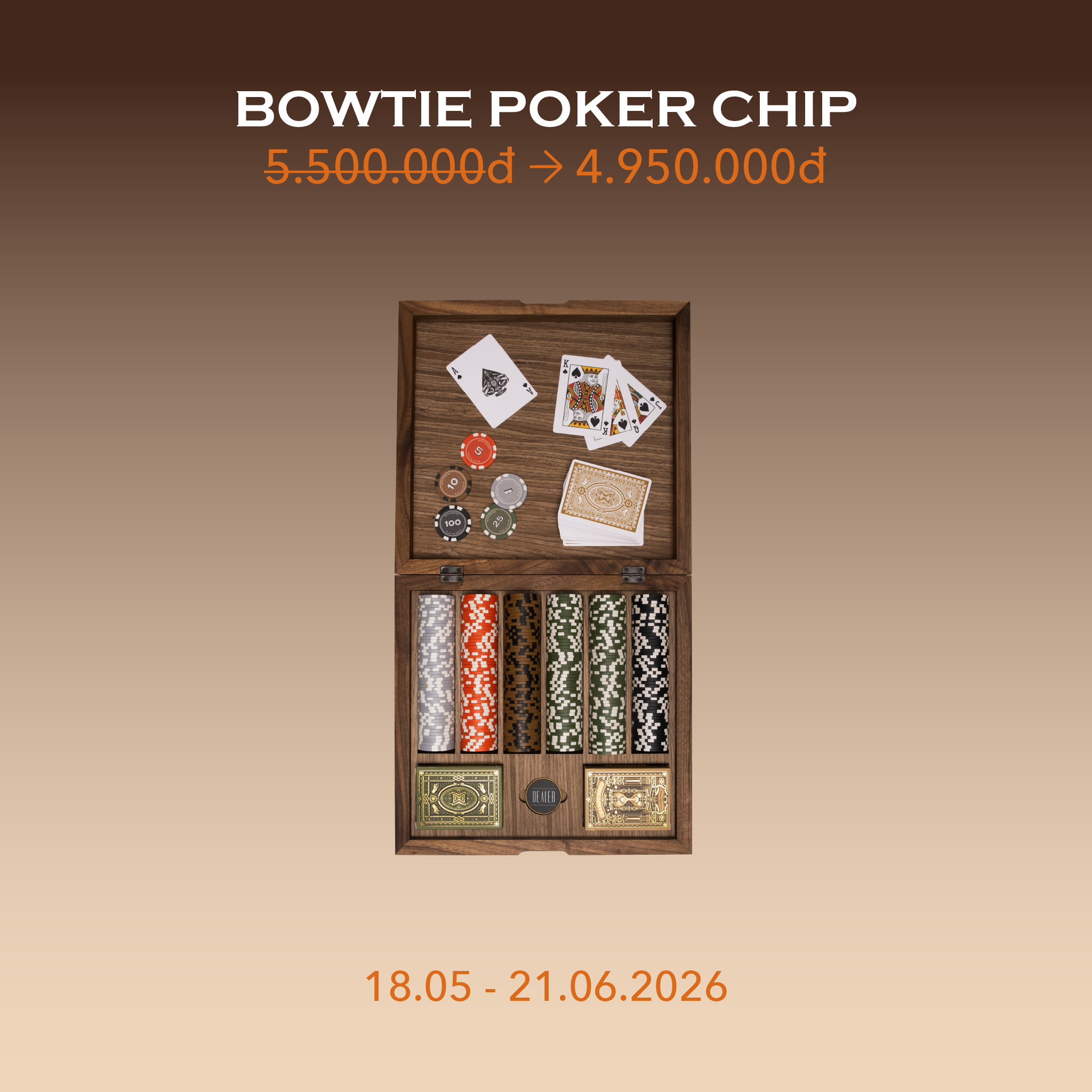 Bowtie Poker Chip Set