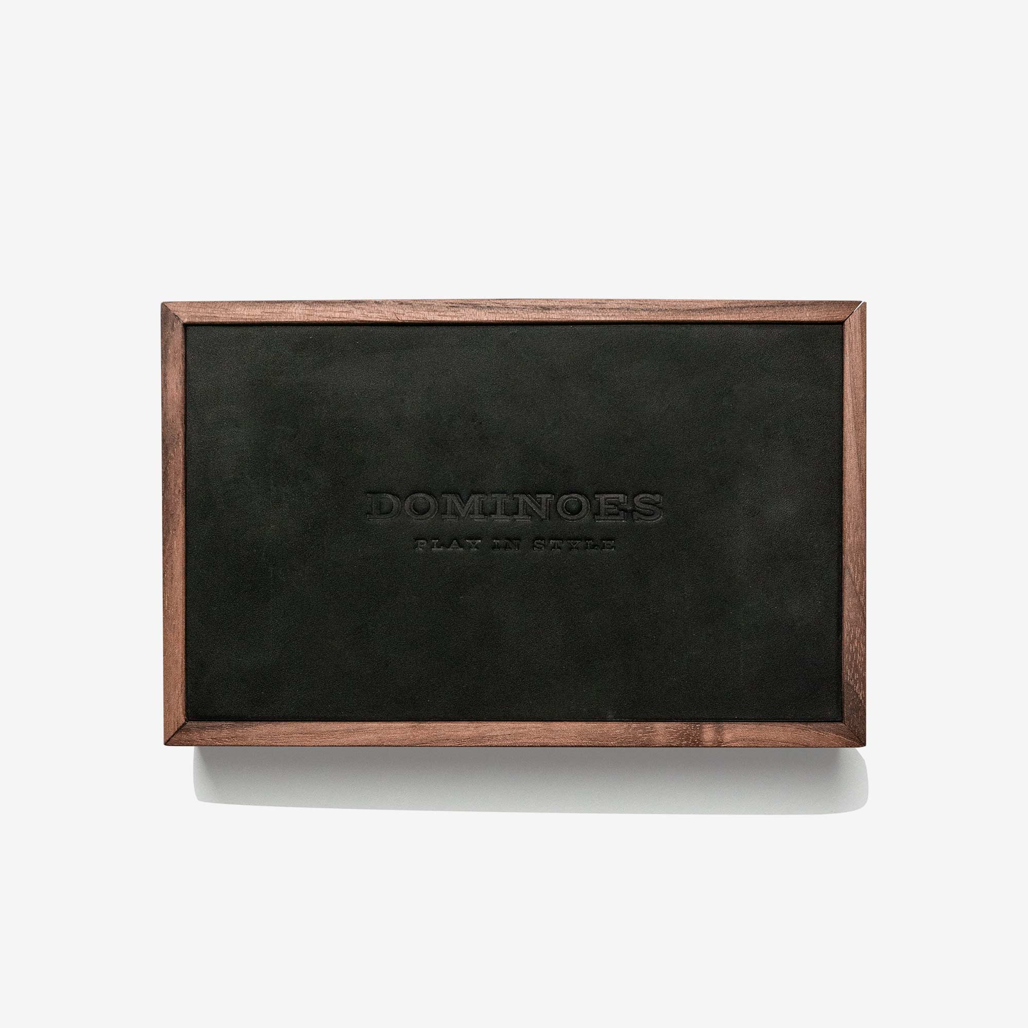 Leather Dominoes Set